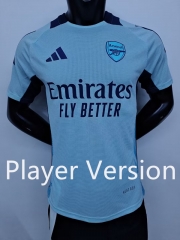 Player Version 2024-2025 Arsenal Light Blue Thailand Training Soccer Jersey AAA-9926