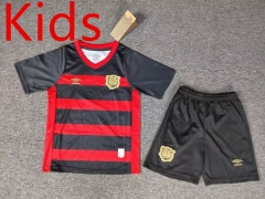 2024-25 Sport Recife Home Red& Black Kids/Youth Soccer Uniform-8037