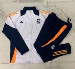 2024-2025 Real Madrid White Thailand Soccer Jacket Uniform-815