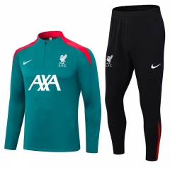 2024-2025 Liverpool Green Thailand Soccer Tracksuit-411