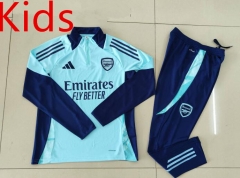 2024-25  Arsenal Blue Kids/Youth Soccer Tracksuit--815