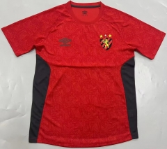 (S-4XL) 2024-2025 Sport Recife Red Thailand Soccer Training Jersey-908