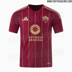 2024-2025 Roma Home Red Thailand Soccer Jersey AAA