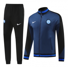 2024-25 Inter Milan Royal  Blue Thailand Soccer jacket  Uniform -LH