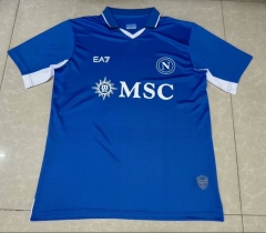 (s-4xl)2024-2025  Napoli Home Blue Thailand Soccer Jersey AAA-5177