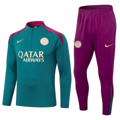 2024-2025 Paris SG Green Thailand Soccer Tracksuit-411