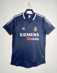 Retro Version 04-05 Real Madrid Away Royal Blue  Thailand Soccer Jersey AAA-811
