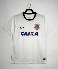 Retro Version 12-13 Corinthians Home White Thailand Soccer Jersey AAA-811