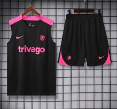 2024-25 Chelsea Black Thailand  Vest Soccer Uniform-418