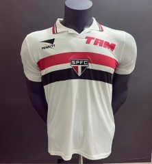 Retro Version93-94 Sao Paulo Futebol Clube Home Red&White Thailand Soccer Jersey AAA-4125