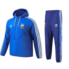2024-2025 Argentina Blue Thailand Trench Coats Uniform-518
