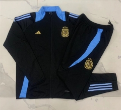 2024-2025 Argentina Black Thailand Soccer Jacket Uniform-815