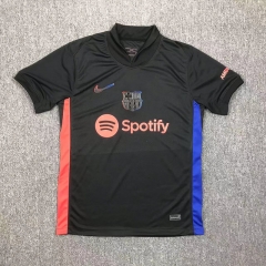 (S-4XL) 2024-2025 Barcelona Away Black Thailand Soccer Jersey AAA-417