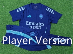 Player version 2024-2025 Arsenal  Blue Thailand Soccer Tracksuit-9926