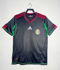 Retro Version 2010 Mexico Away Black  Thailand Soccer Jersey AAA-811