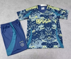 2024-2025 Ajax Away Royal Blue Soccer Uniform-718