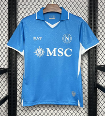 (s-4xl)2024-2025  Napoli Home Blue Thailand Soccer Jersey AAA-5177
