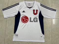 Retro Version 2003 Universidad de Chile Away White Thailand Soccer Jersey AAA-7T