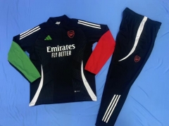 2024-25 Arsenal Black Thailand Soccer Tracksuit Uniform-4627