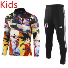 2024-2025 Special Version Japan Colorful Kids/Youth Soccer Tracksuit-GDP