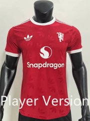 Player Version 2024-2025 Manchester United special edition Red Thailand Soccer Jersey AAA-9753