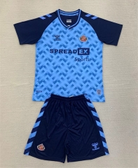 2024-25 Sunderland Goalkeeper Blue Soccer Uniform-AY