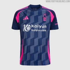 24-25 Nottingham Forest Away Blue Thailand Soccer Jersey AAA