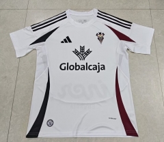 2024-2025 Albacete Balompié Home White Thailand Soccer Jersey AAA-0141