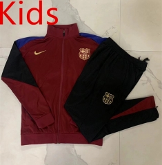 2024-2025 Barcelona Red Kids/Youth Soccer Jacket Uniform -815
