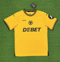 （s-4xl）24-25 Wolverhampton Wanderers  Home Yellow  Thailand Soccer Jersey AAA-403