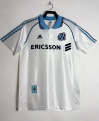 Retro Version 98-99 Olympique de Marseille Home White Thailand Sccer Jersey AAA-811