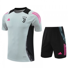 2024-2025 Juventus Grey Thailand Soccer  Uniform-418