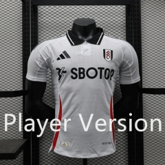 Player Version 2024-25  Fulham Home White Thailand Soccer Jersey AAA-888