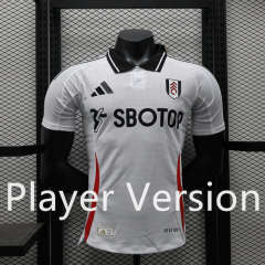 Player Version 2024-25  Fulham Home White Thailand Soccer Jersey AAA-888