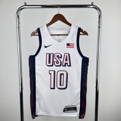 2024 USA Dream Team White #10 NBA Jersey-311