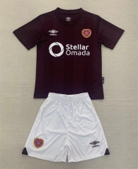 24-25 Heart of Midlothian FC  Home Red Soccer Uniform-AY