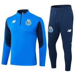 2024-2025 Porto Blue Thailand Soccer Tracksuit -411