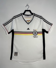 Retro Vesion1998 Germany Home White Thailand Soccer Jersey AAA-811
