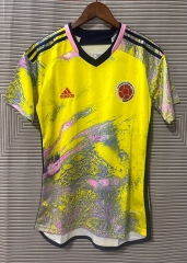 2024-25 Colombia Yellow Thailand Soccer Jersey AAA-9171