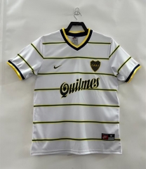 Retro Version 1999  Boca Juniors Away White  Thailand Soccer Jersey-811