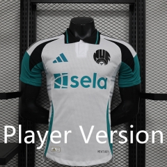 Player version 2024-2025 Newcastle United 2nd Away White Thailand Soccer Jersey AAA-888