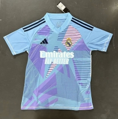 （S-4XL）2024-2025 Real Madrid Goalkeeper Blue Thailand Soccer Jersey AAA-7902