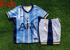2024-25 Tottenham Hotspur Away Blue Youth/Kids Soccer Uniform-1146