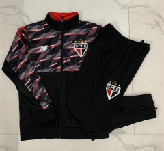2024-25 Sao Paulo Black Thailand Soccer Jacket Uniform -815