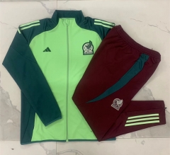 2024-25 Mexico Green Thailand Soccer Jacket Uniform-815