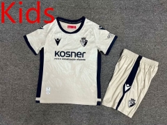 2024-2025 CA Osasuna Away White Kids/Youth Soccer Uniform-7809