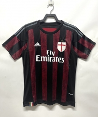 Retro Version 99-00 AC Milan Home Red&Black Thailand Soccer Jersey AAA-811