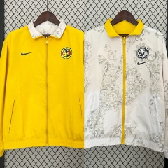 2024-25 Club América Yellow Thailand Wind Coat -0255