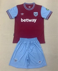 2024-25 West Ham United Home Red  Soccer Uniform-AY