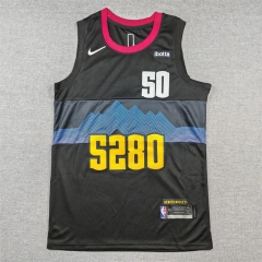 2024 City Version Denver Nuggets Black #50 NBA Jersey-1380